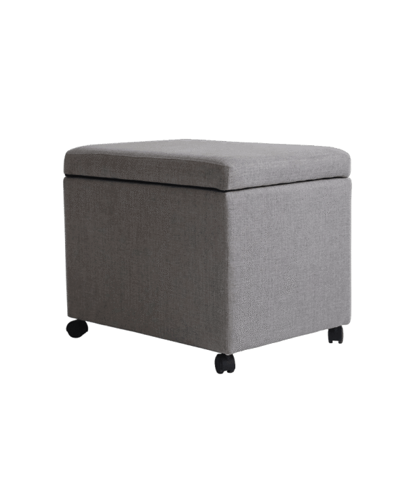 Velvet Seat Pouffe Stool